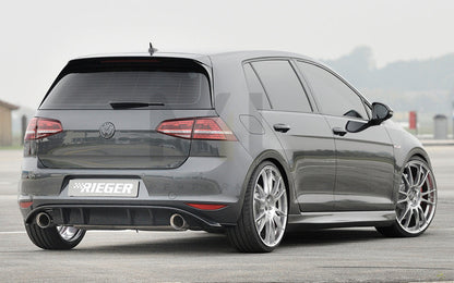 Rieger 00088047 VW Mk7 Golf Rear Diffuser (GTI Clubsport & GTI) 3 | ML Performance UK Car Parts
