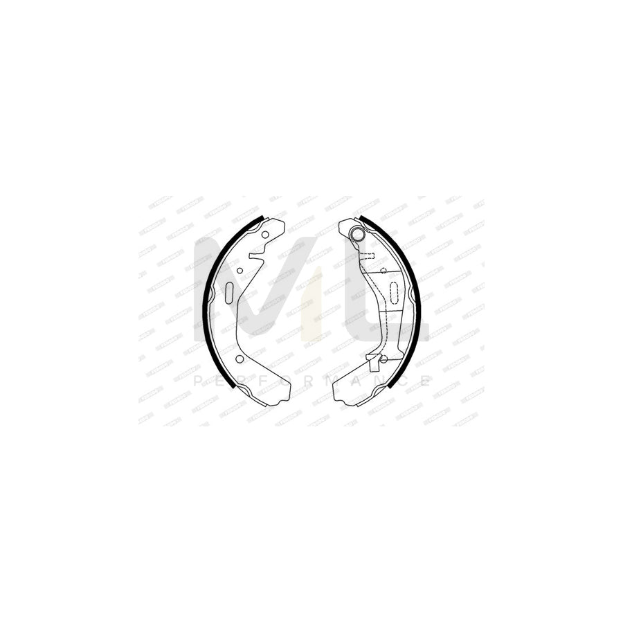 FERODO PREMIER FSB4007 Brake Shoe Set | ML Performance Car Parts