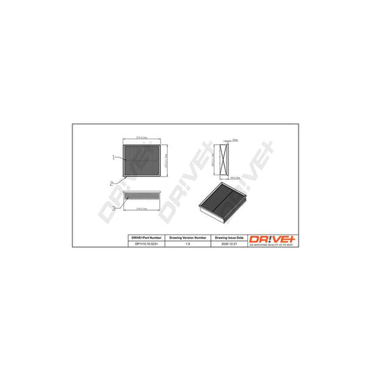 Dr!Ve+ Dp1110.10.0231 Air Filter