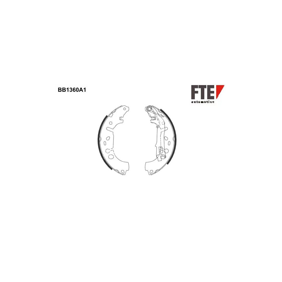 FTE 9100108 Brake Shoe Set