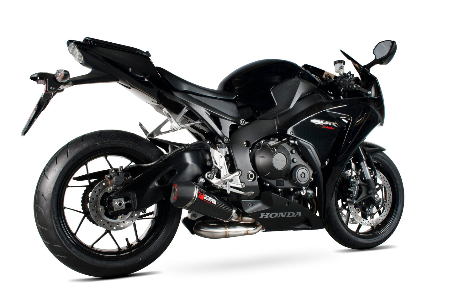 Scorpion RHA162CEO Honda CBR1000 RR Fireblade Serket Taper Slip-On - Carbon Fibre Sleeve | ML Performance US US