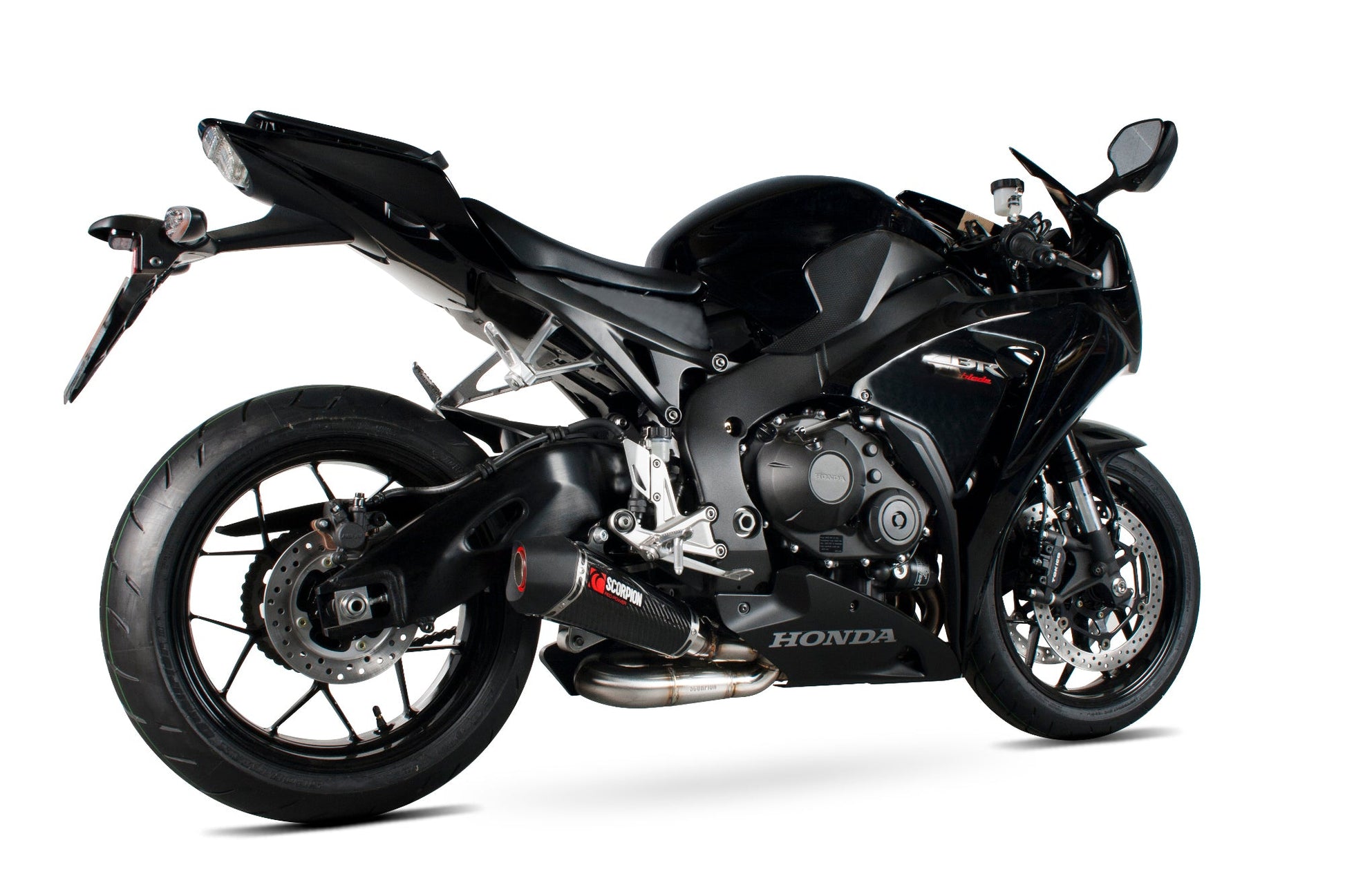 Scorpion RHA162CEO Honda CBR1000 RR Fireblade Serket Taper Slip-On - Carbon Fibre Sleeve | ML Performance US US