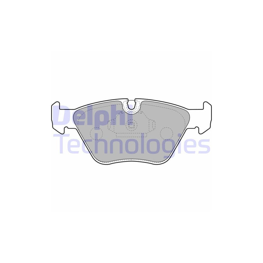 Delphi Lp1608 Brake Pad Set For Bmw 5 Series