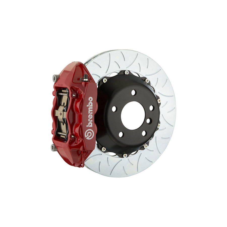 Brembo 2P3.8058A Porsche Boxster Rear GT 4-Pistons Slotted Type-3 2-piece Big Brake Kit 345x28mm