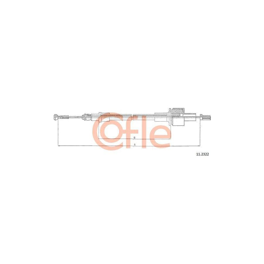 Cofle 92.11.2322 Clutch Cable