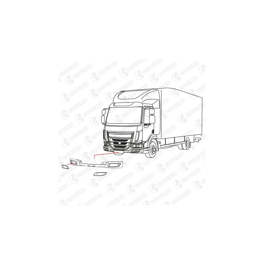 Covind Lf6/ 88 Frame, Headlight