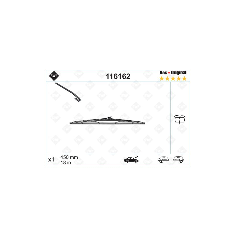Swf Original 116162 Wiper Blade | ML Performance US Car Parts
