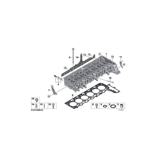 Genuine BMW 11128575409 G05 G30 G31 Holder For Heat Shield (Inc. X7 M50dX, X5 M50dX & 750dX) | ML Performance US Car Parts
