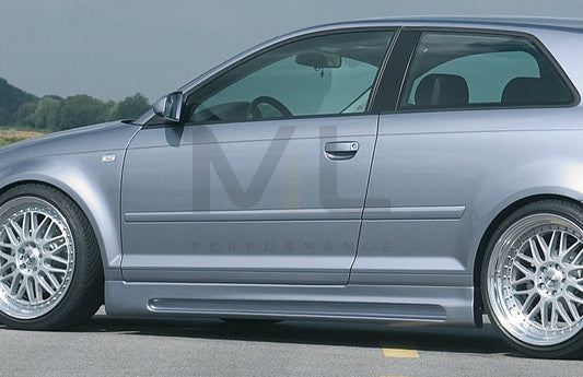 Rieger 00056714 Audi 8P A3 Side Skirt 1 | ML Performance UK Car Parts