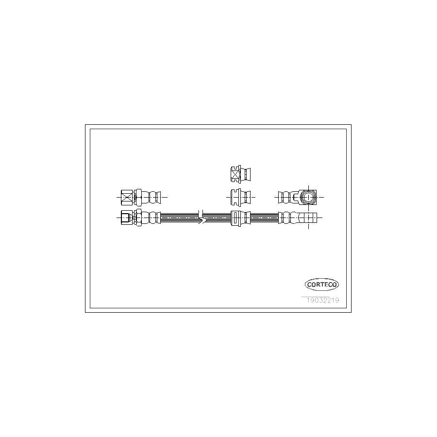 Corteco 19032219 Brake Hose