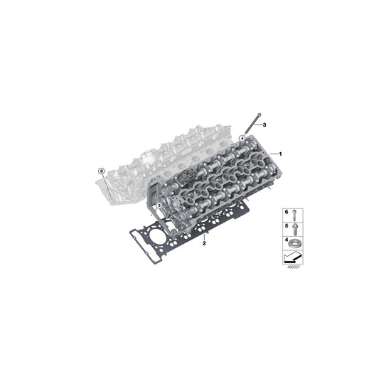 Genuine BMW 11122450444 G12 Cylinder Head With Valve Gear ZYL. 1-6 (Inc. M760iX & M760LiX) | ML Performance US Car Parts