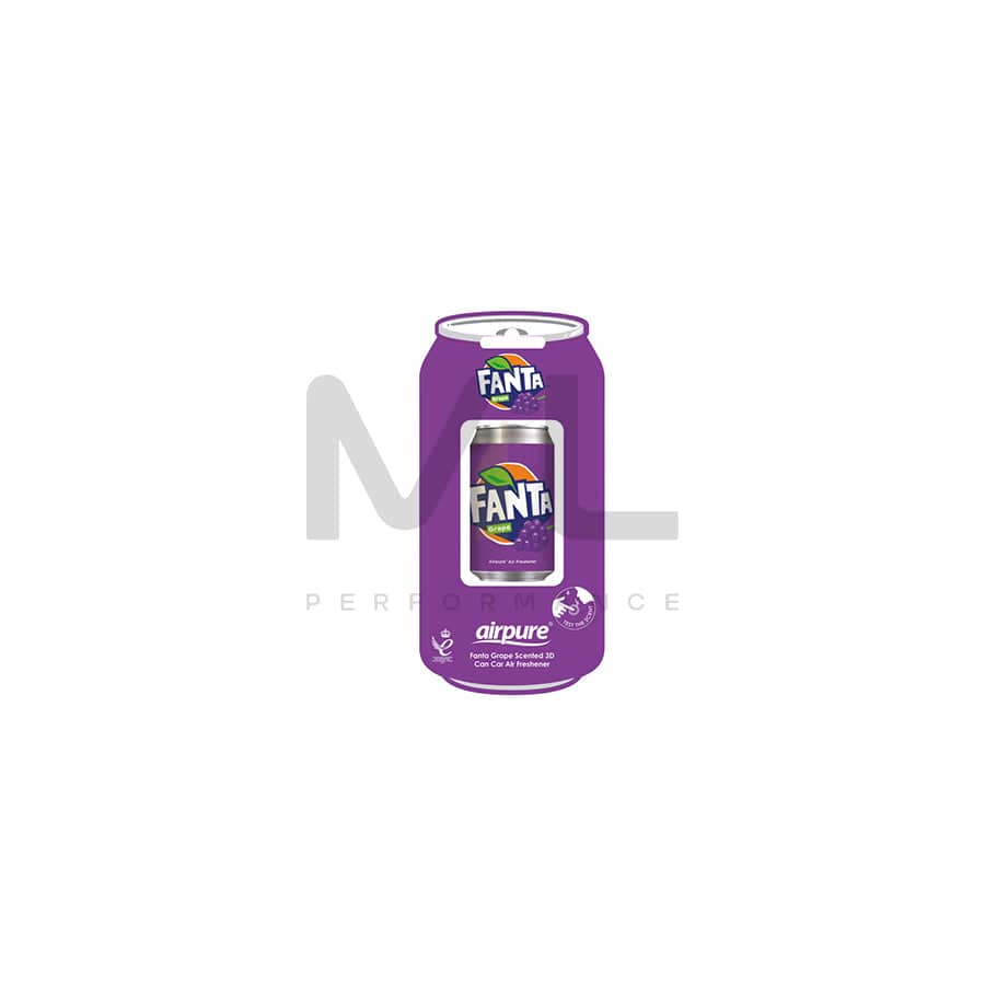 AirPure 3D Vent Coca Cola Car Air Freshener - Fanta Orange