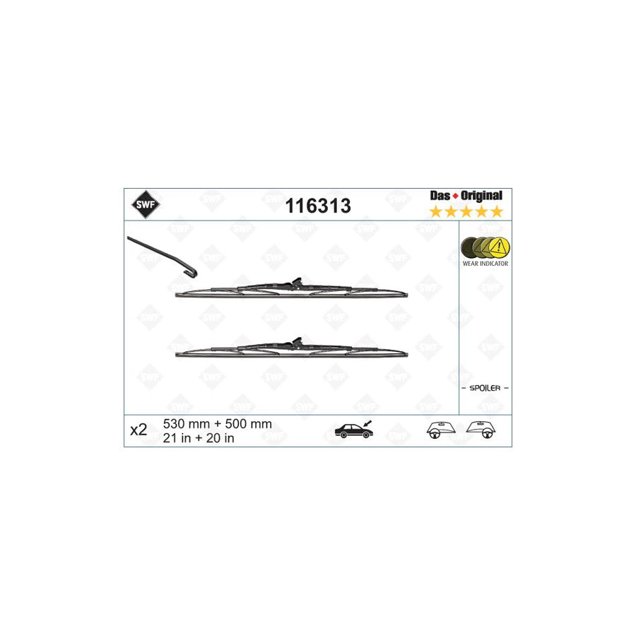 Swf Original 116313 Wiper Blade | ML Performance US Car Parts