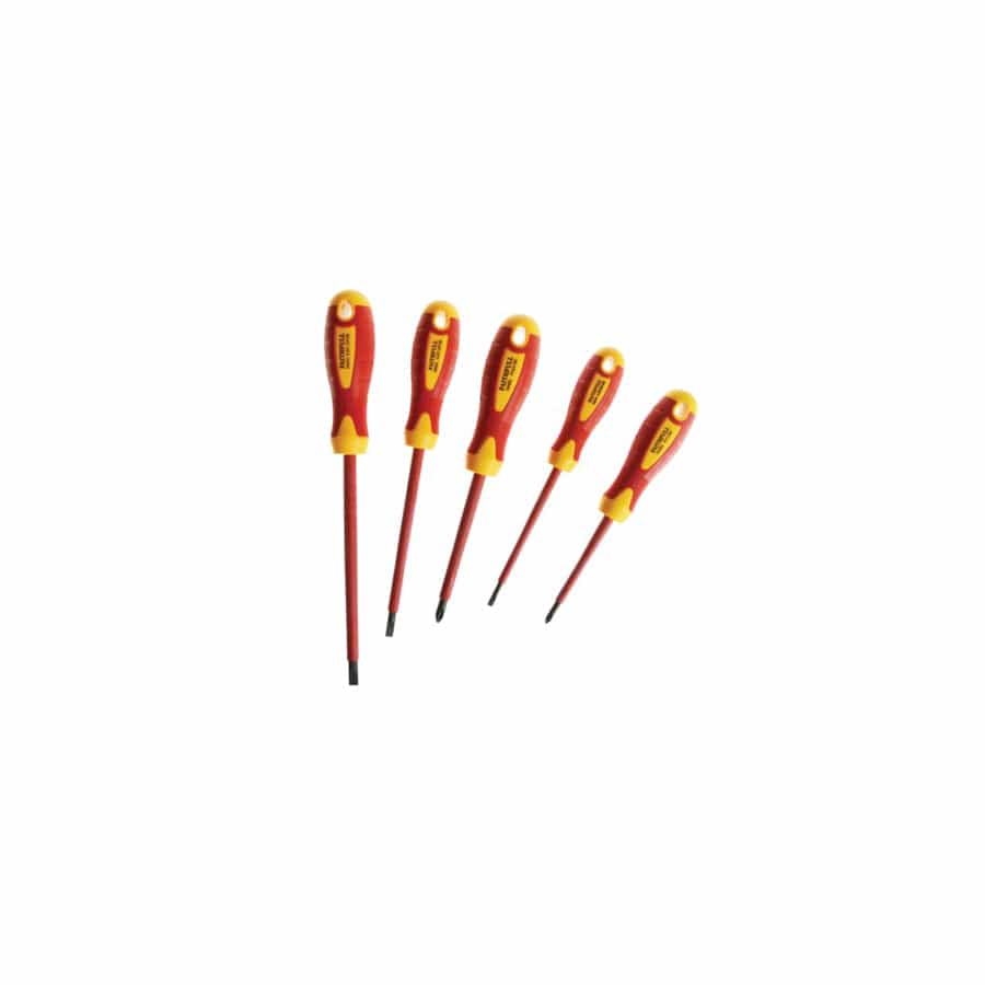 Faithfull FAISDVDESET5 VDE Soft Grip Screwdriver Set, 5 Piece