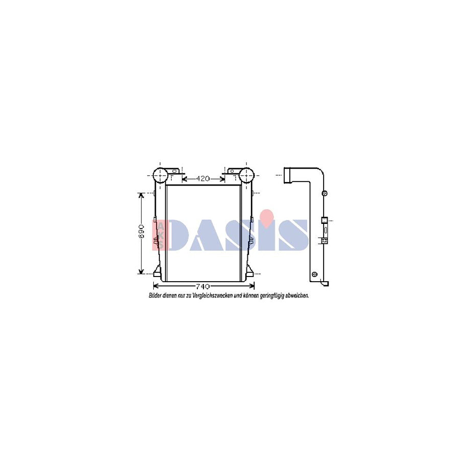 AKS Dasis 397016N Intercooler