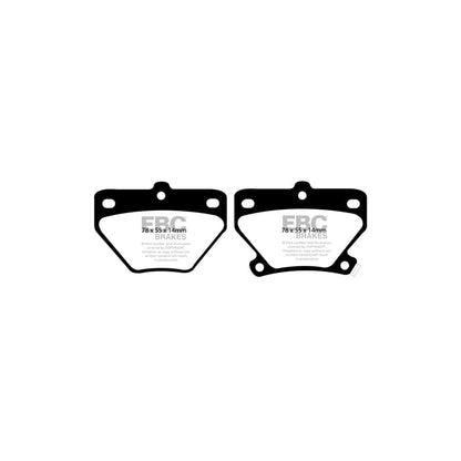 EBC PD01KR748 Toyota Greenstuff Rear Brake Pad & Plain Disc Kit - Sumitomo Caliper (Inc. Corolla Verso, Prius, Yaris) 2 | ML Performance US Car Parts