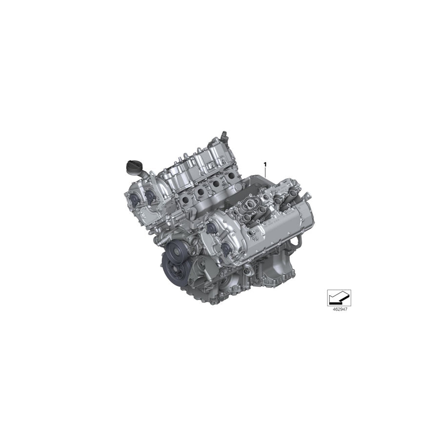 Genuine BMW 11002470300 G12 Short Engine N63M50A (Inc. ALPINA B7) | ML Performance US Car Parts