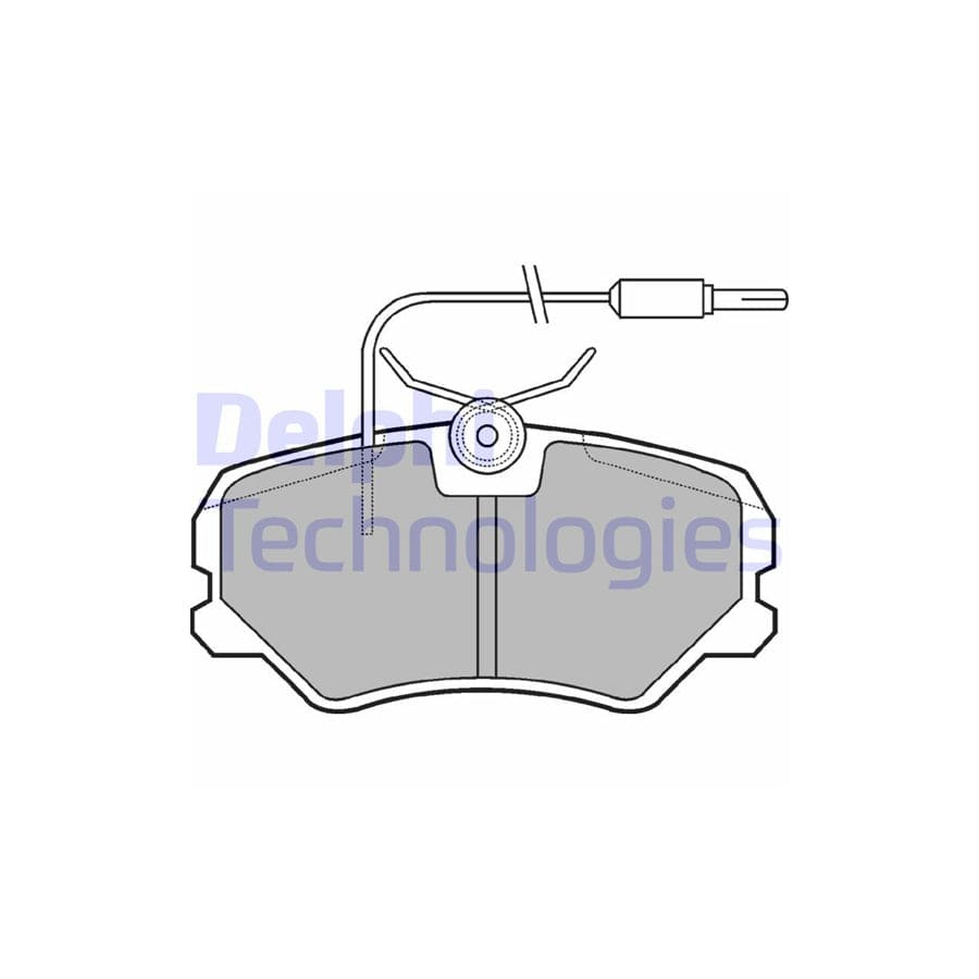 Delphi Lp1606 Brake Pad Set