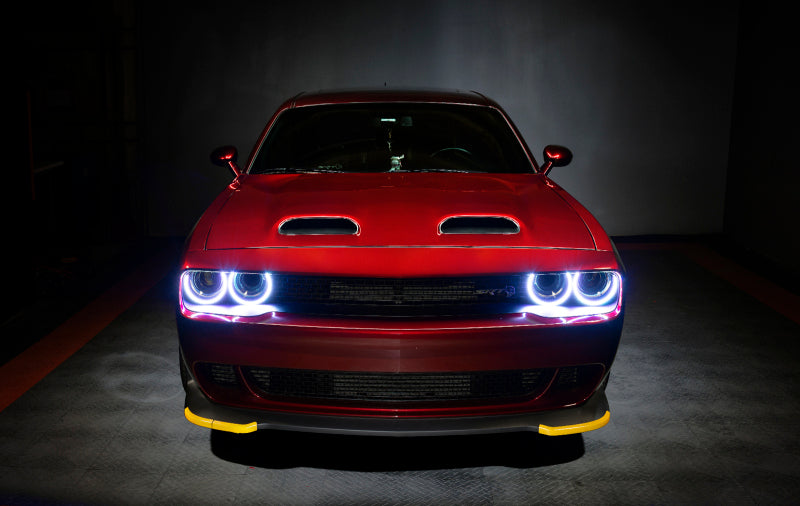 ORACLE Lighting Oracle 15-21 Dodge Challenger Dynamic Surface Mount Headlight Halo Kit - - Dynamic