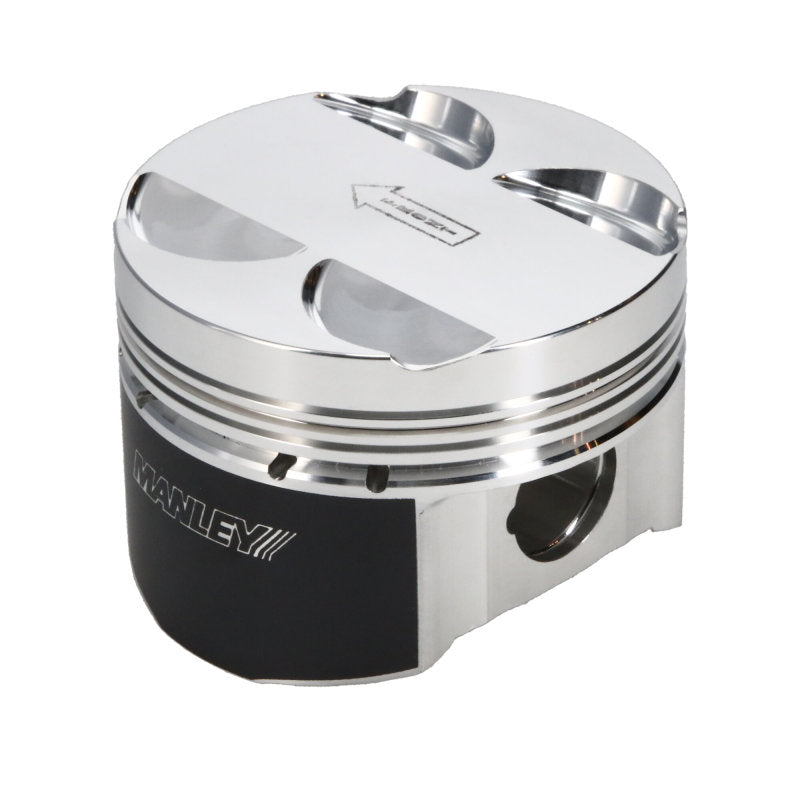 Manley Performance Manley 16+ Nissan VR30DDTT 86mm Bore 10:1 CR -3.5cc Dome Flat Top E/D Piston w/ Rings (SINGLE)