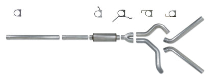 Diamond Eye Performance Diamond Eye KIT 4in Catback DUAL AL: 2004.5-2007.5 DODGE CUMMINS 600