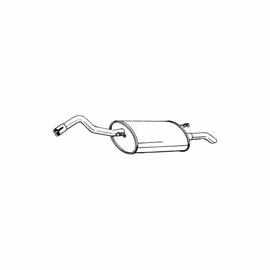 Bosal 154-953 Rear Silencer for Ford Escort