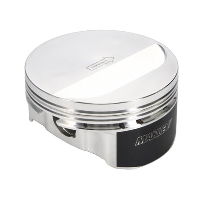 Manley Performance Manley Chevrolet LS Series 4.000in Stroke 4.125in Bore -5cc Flat Top Standard Pistons - Set of 8