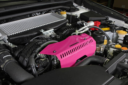 Perrin Performance PERRIN 22-26 Subaru WRX Pulley Cover - Hyper Pink (TALL - For Use w/o PERRIN AOS)