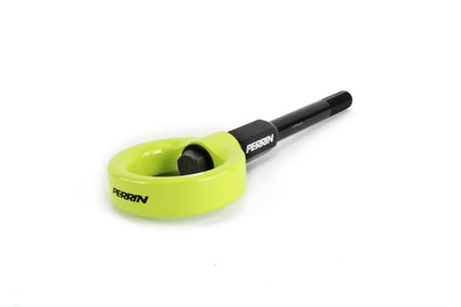 Perrin Performance PERRIN 02-07 Subaru WRX/STI Tow Hook Kit (Front) - Neon Yellow