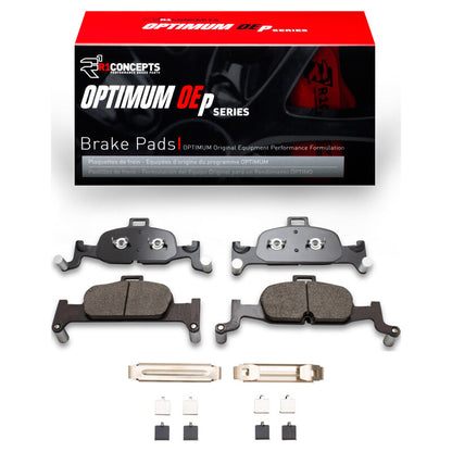 R1 Concepts R1 16-25 Audi A4 Allroad Front Optimum OE Pads & Hardware Kit