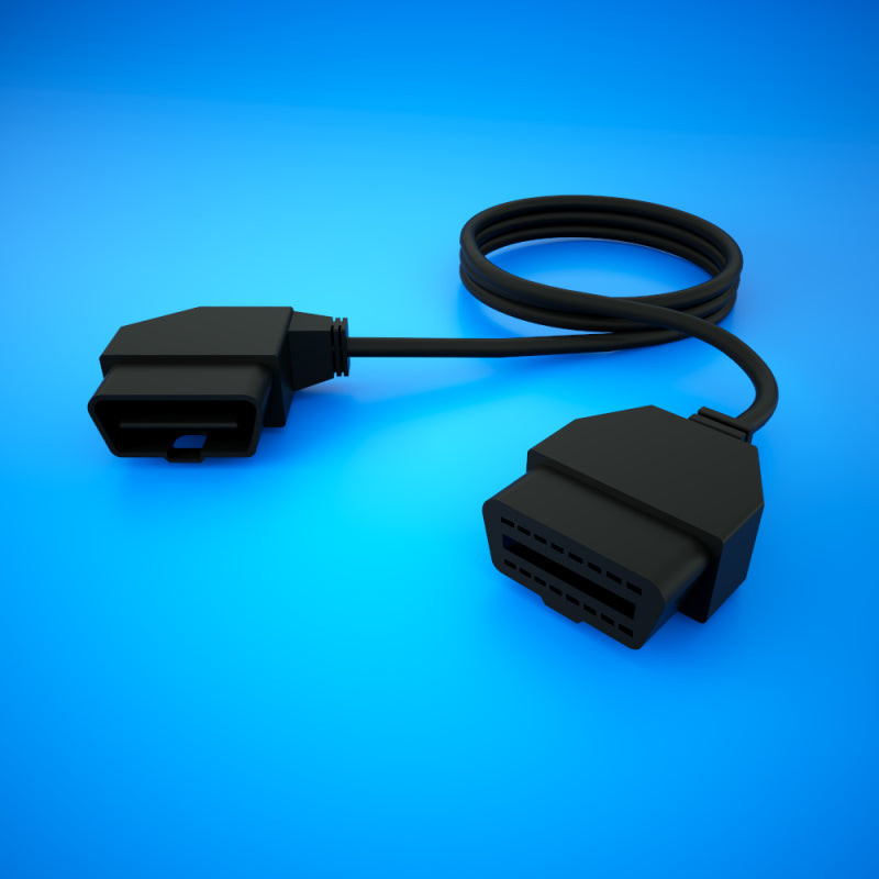 HP Tuners HPT OBDII Cable Extension - Right Angle - 5ft