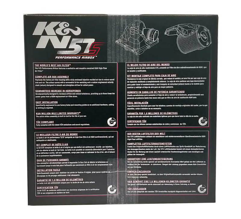 K&N Engineering K&N Performance Intake Kit 2018 Volkswagen Golf Sportsvan 1.2L