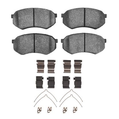 R1 Concepts R1 89-04 Mitsubishi FUSO FE Front Optimum OE Pads & Hardware Kit