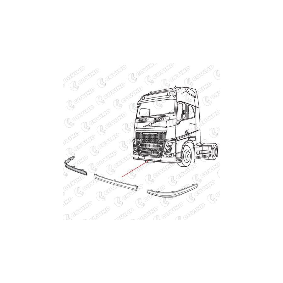 Covind 4Fh/104 Front Splitter