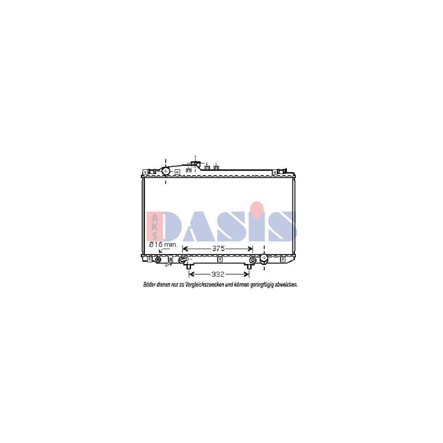 AKS Dasis 210127N Engine Radiator for Lexus Sc II Convertible (Z40)