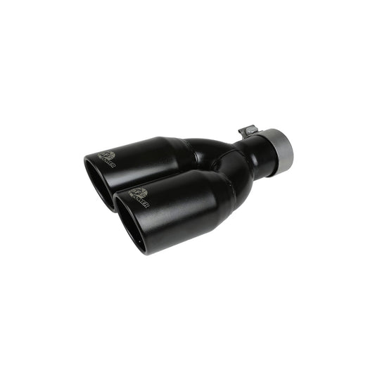  aFe 49T25374-B12 2-1/2 IN Inlet x 3-1/2 IN Outlet X 12 IN L Universal Exhaust Tip  | ML Performance US Car Parts