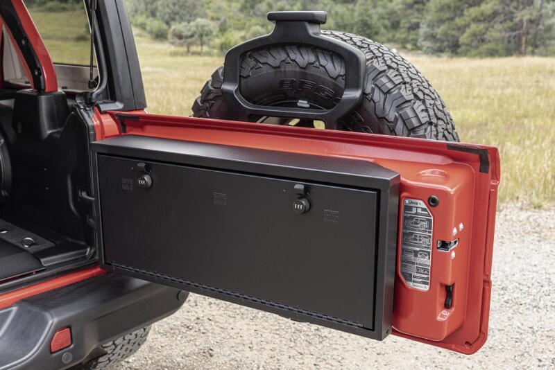 Tuffy Products Tuffy Tailgate Lockbox W/ Combo Lock For Jeep Wrangler