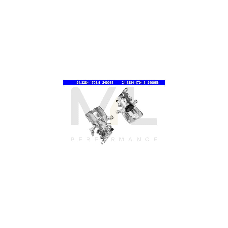 ATE 24.3384-1704.5 Brake Caliper without holder