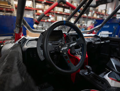 PRP Seats PRP Deep Dish Leather Steering Wheel - Blue