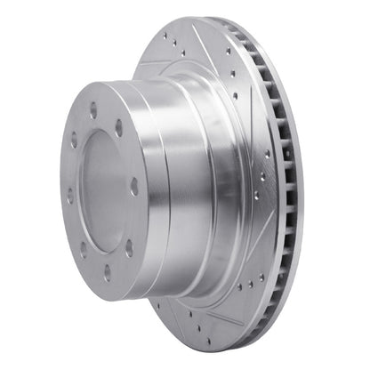 R1 Concepts R1 03-08 Dodge Ram 4000 (Mexico) Rear Right Drilled & Slotted Silver Brake Rotor