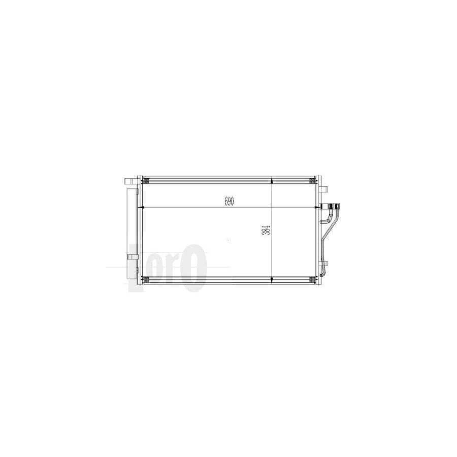 Abakus 0190160018 Air Conditioning Condenser
