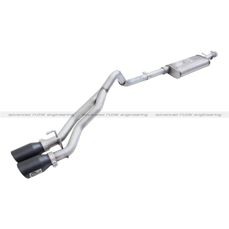 aFe Rebel Exhausts Cat-Back SS Ford F-150 04-08 V8 4.6/5.4L w/ Black Tips