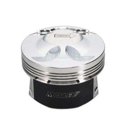 Manley Performance Manley Ford 3.5L Ecoboost 3.642in Bore 1.239in Comp Height -5.0cc Dish Piston Set