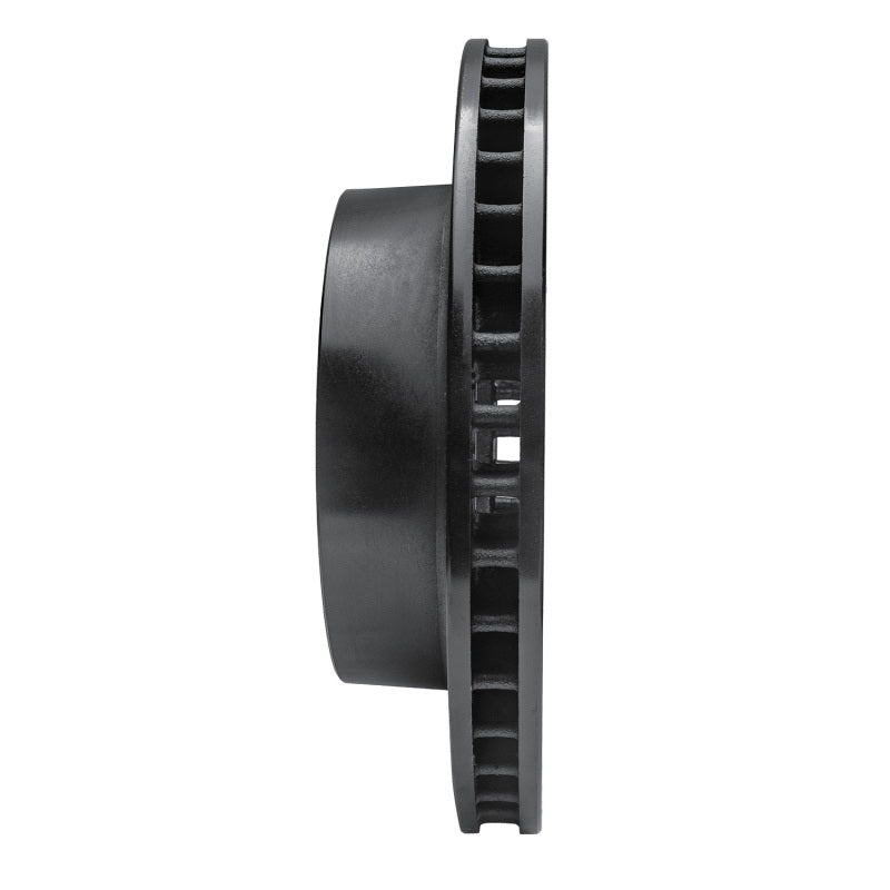 R1 Concepts R1 80-94 Ford F-350 4WD (Excl Super Duty) Front Right Drilled & Slotted Black Brake Rotor