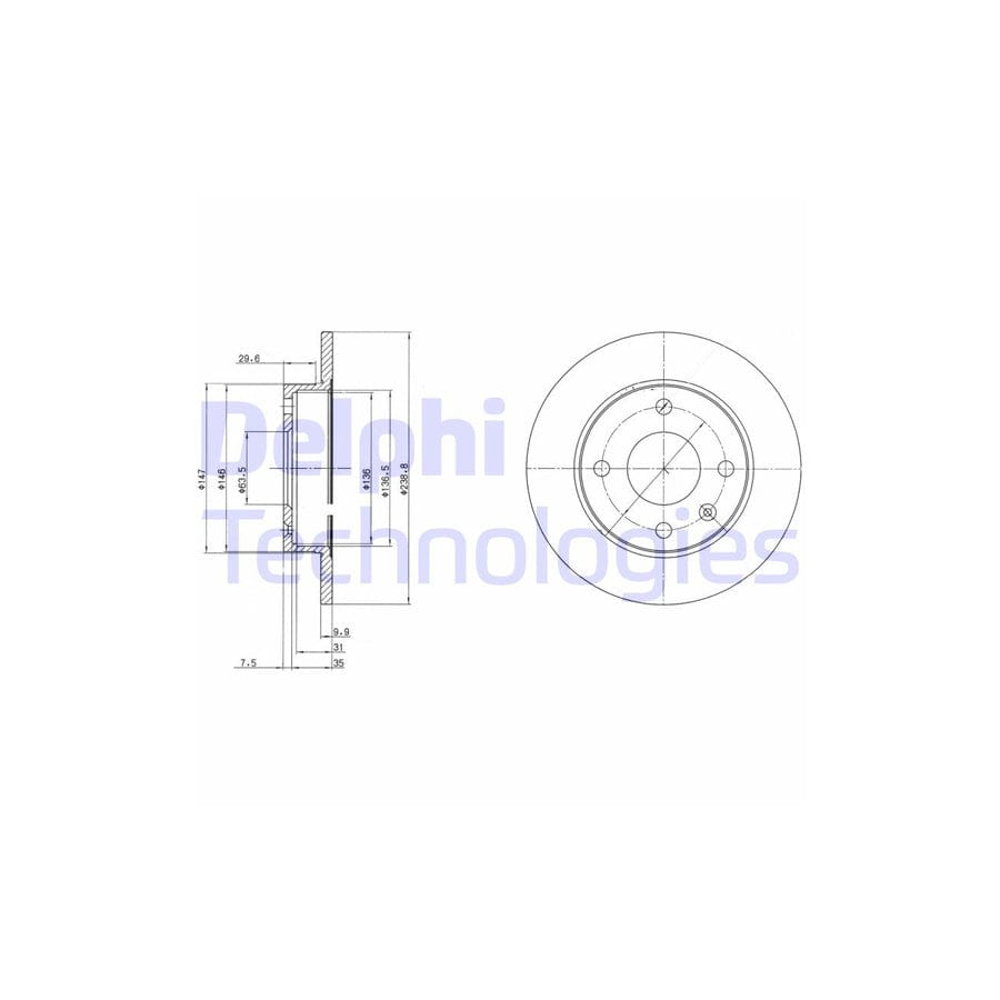 Delphi Bg2439 Brake Disc