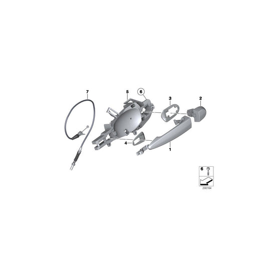 Genuine BMW 51212992983 E84 Covering Door, Primed Left (Inc. X1 35iX, X1 20i & X1 25dX) | ML Performance US