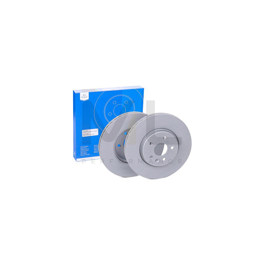 ATE 24.0126-0188.1 Brake Disc Vented, Coated, with bolts/screws  - 1 piece