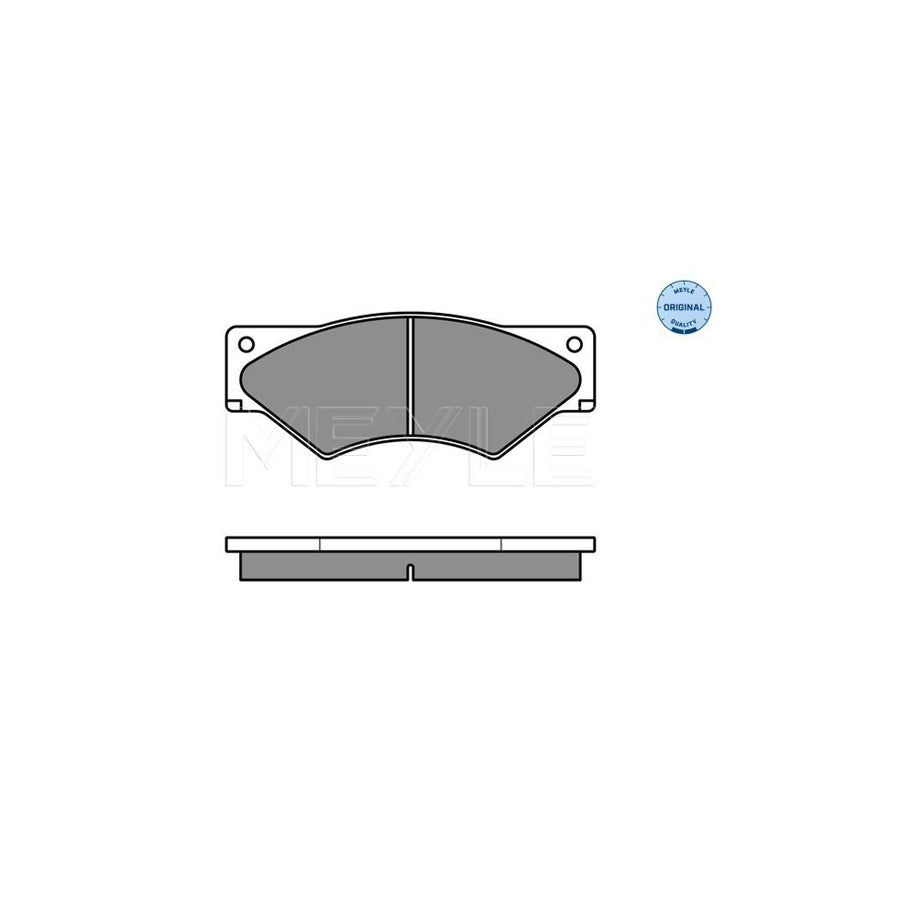 Meyle 025 291 0720/W Brake Pad Set For Iveco Daily