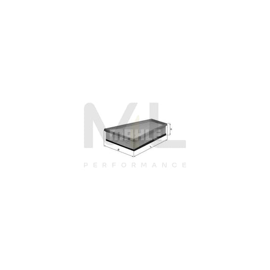 MAHLE ORIGINAL LX 731 Air Filter Filter Insert | ML Performance Car Parts