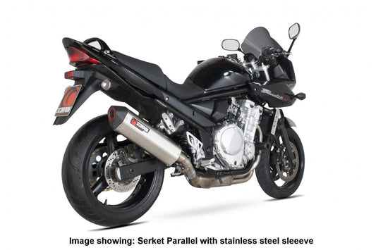 Scorpion RSI98TEO Suzuki GSF650 Bandit Serket Parallel Slip-On - Titanium Sleeve | ML Performance US US